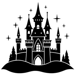 Obraz premium castle in the night