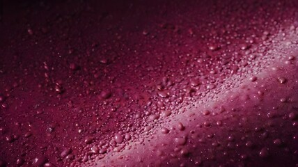 Fototapeta premium water drops on red background