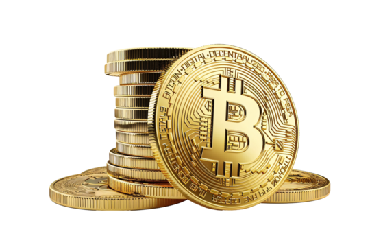 a stack of gold coins
