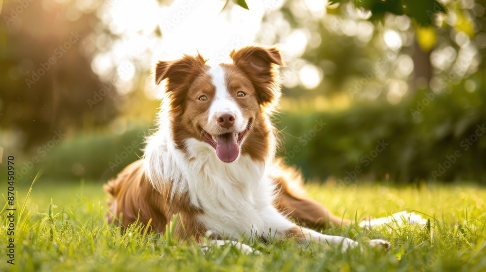 Sticker the border collie dog