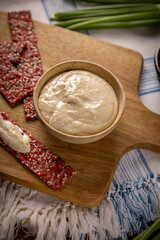 Delicious homemade hummus