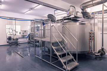 Interior of a food processing plant