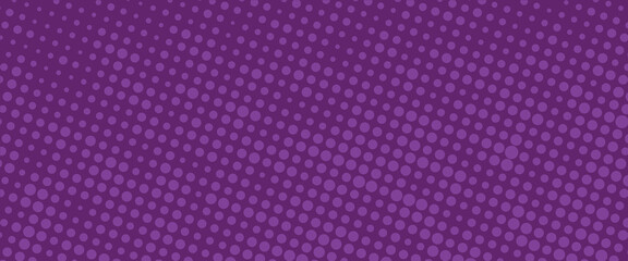 Abstract dots halftone pattern purple color gradient texture background vector illustration modern