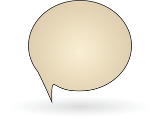 Speech bubble can be used as comic