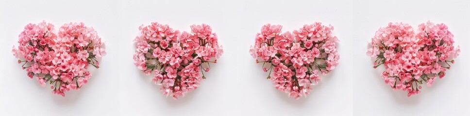 The element is a flower heart png with a transparent background