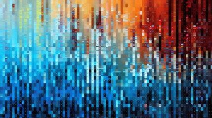 Abstract binary code texture with digital programming pattern for software development background