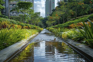 Urban climate adaptation supports city resilience strategies and sustainable water management, emphasizing urban biodiversity and effective urban waste reduction.