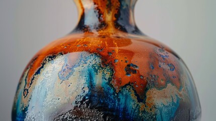 designed  vintage ceramic flower vase