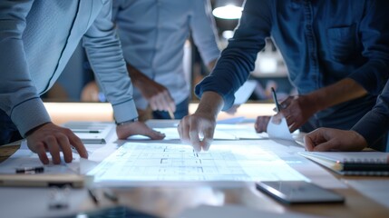 The team planning meeting