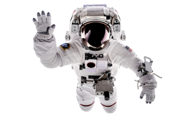 an astronaut in a space suit