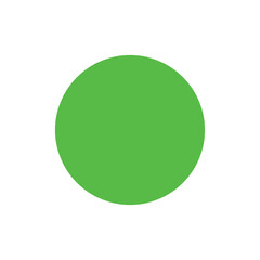 Green circle icon sign vector