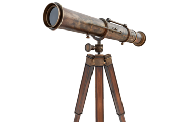 a telescope on a tripod