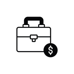 Business icon design with white background stock illustration