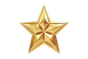 a gold star with a star in the middle