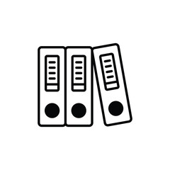 Archive icon design with white background stock illustration