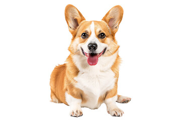 a dog with its tongue out