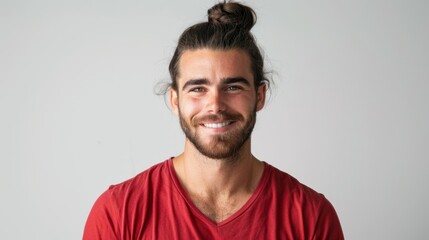 Fototapeta premium The man with a bun