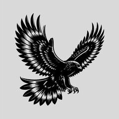 eagle with wings
