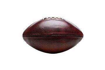 a close up of a football