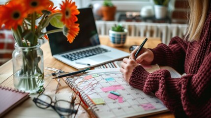 The planner and workspace organization