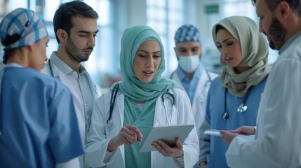 The doctors in a meeting