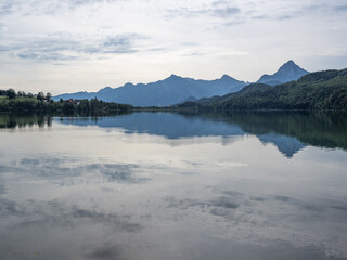 Lake Weißensee in Bavaria, Germany