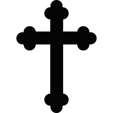 recommend clip art: Religion symbol. christian cross vector symbol flat and outline style. Cross symbols. Crucifix. Jesus Christian goddess 