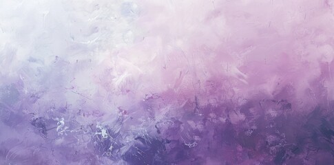 Fototapeta premium Purple and White Abstract Painting