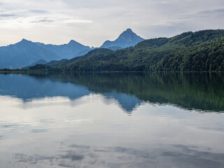 Lake Weißensee in Bavaria, Germany