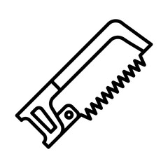 Meat Saw line icon