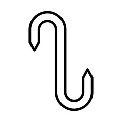 Meat Hook line icon