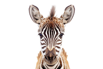 a close up of a zebra