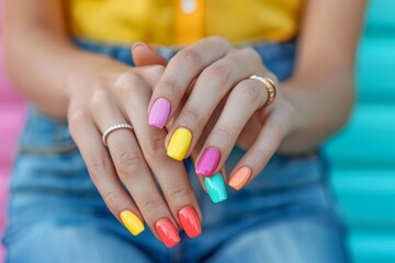 Fototapeta premium Nail art trend