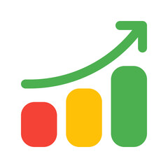 growth flat icon
