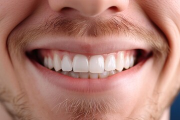Radiant Smile of a Man with Veneers