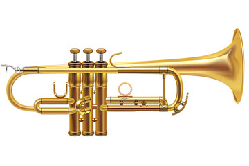 Fototapeta premium a close up of a trumpet