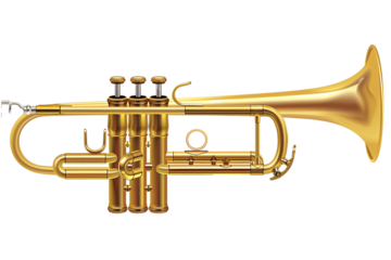 a close up of a trumpet