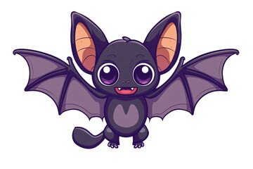 a cartoon of a bat