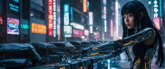 Die Girl with the iron hands