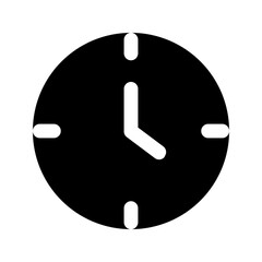 clock glyph icon