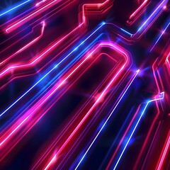 Futuristic Neon Glow: Vibrant and Colorful Abstract Designs with Modern Neon Lights
