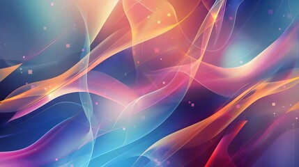 Fototapeta premium abstract background with glowing lines