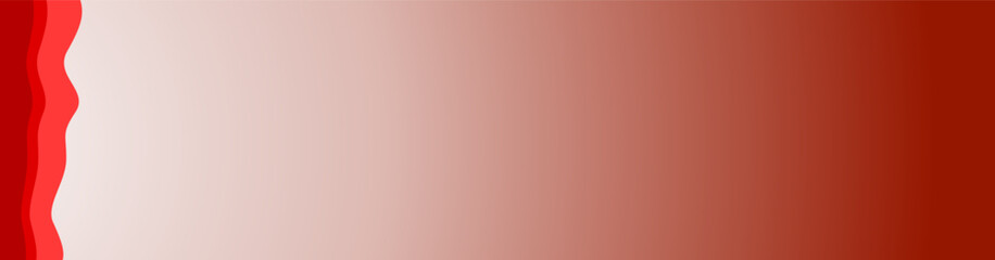 Modern business banner red wave with red gradient background
