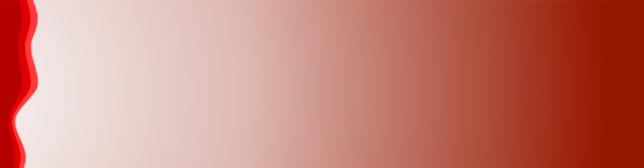 Modern business banner red wave with red gradient background