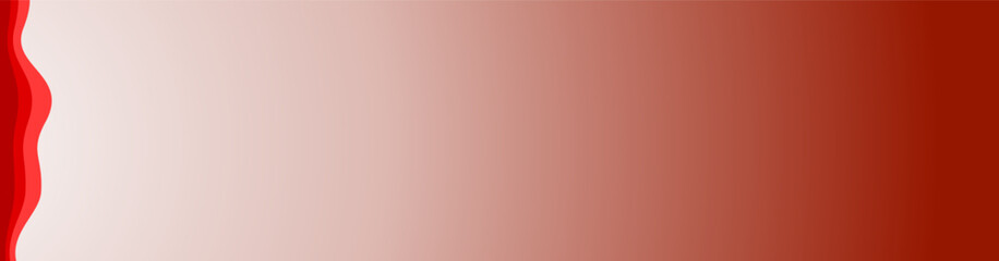 Modern business banner red wave with red gradient background