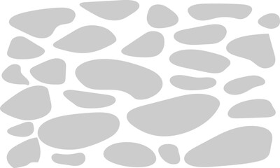 Stone path vector icon. . Isolated on a white  background. vector illustration. EPS 10