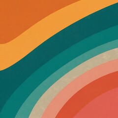 Retro gradient background with grain texture Wallpaper