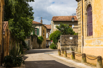 Ruelle dans le centre ancien médiéval de Sorèze