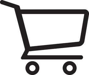 Shopping Cart Icon, flat design best vector icon