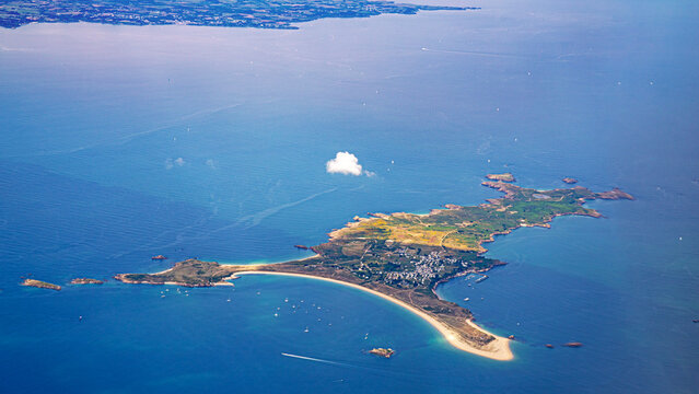 Houat Hoedic islands and belle ile in morbihan french Brittany